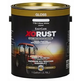 Rust-Preventative Paint & Primer, Direct to Metal, Truck, Tractor, Implement & Equipment, Gloss White, 1-Gallon