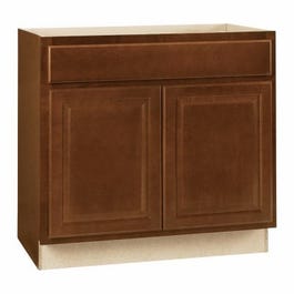 Bathroom Vanity Cabinet,  Sink Base, Cafe, 36-In.