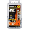 Power Pro One Interior Screws, Pan Head, Zinc-Plated, #8 x 3/4-In., 40-Pk.