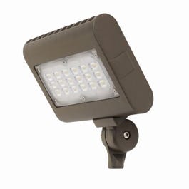 LED Flood Light Fixture, Commercial Grade, 3500 Lumens, 30-Watt, 7-In.