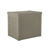 Deck Box, Light Taupe Resin, Small, 22-Gallon Capacity