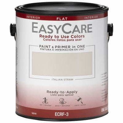 True Value EasyCare Ready To Use Colors Paint & Primer Interior Flat Latex