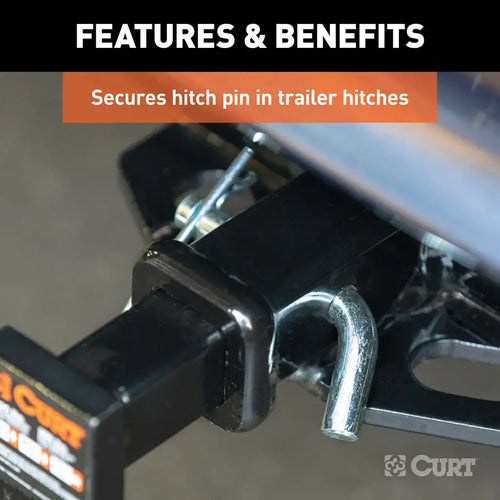 Curt Hitch Clips Zinc