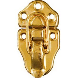 Bright Brass Cabinet Catch,  1.5 x 2.75-In., 2-Pk.