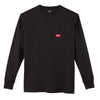 Heavy Duty Pocket T-Shirt - Long Sleeve - Black M
