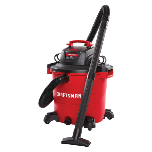 Craftsman CMXEVBE17596 6.5 Peak HP* Heavy-Duty Wet/Dry Vac with Attachments (20 Gallon)