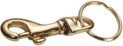1  KEY RING BRASS SNAP W/RING