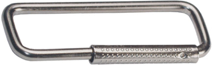 NICKEL-PLATED KEY RING