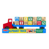 Melissa & Doug Alphabet Blocks Wooden Truck