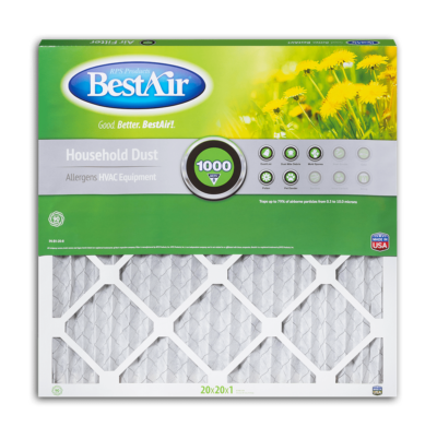 BestAir® B1-2020-8-12 Pleated Filter Merv 8
