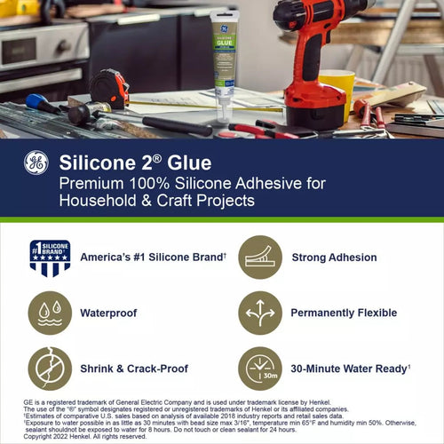 GE Silicone 2® Glue