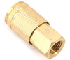 Forney Tru-Flate Style Coupler, 1/4 in x 1/4 in FNPT