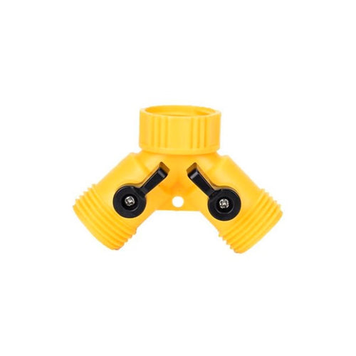 Green Thumb Poly 2-Way Y-Connector Hose Shutoff Valve