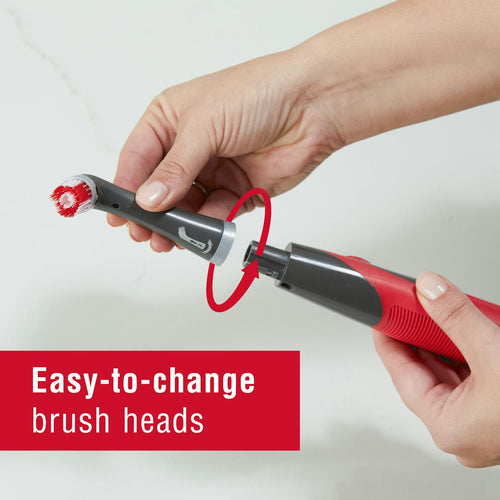 Rubbermaid Power Scrubber with 1 All-Purpose Scrubbing Head and 1 Grout Scrubbing Head