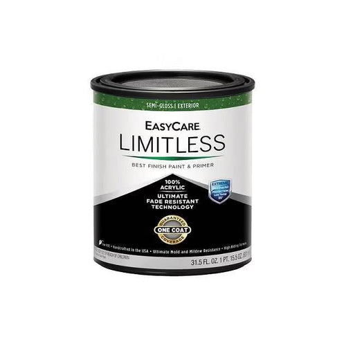 True Value EasyCare Limitless Semi-Gloss Exterior Paint, Pastel Base, 1 Qt.