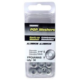 Back-Up Plate for 3/16-In. Diameter Rivet, Aluminum, 30-Pk.