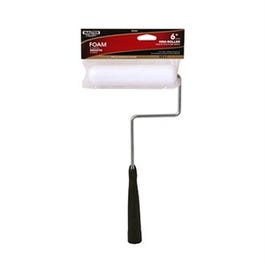 Mini Paint Roller Cover + Frame, Foam, 6.5-In.