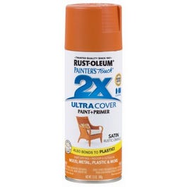 Painter's Touch 2X Spray Paint, Satin Rustic Orange, 12-oz.