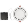 LED Integrated Ultra Slim Recessed Lighting Kit, Adjustable Gimbal, White, 4-In.