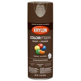 COLORmaxx Spray Paint + Primer, Gloss Equestrian, 12-oz.