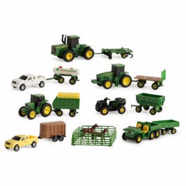 John Deere 20-Pc. Vehicle Value Set, 1:64 Scale