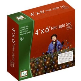 Christmas Net Light Set, Multi-Color, 150-Ct. 4 x 6-Ft.