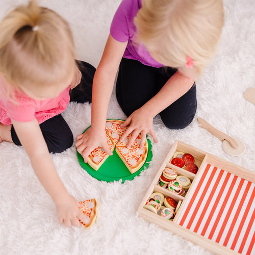 Melissa & Doug Wooden Pizza Party Play Set