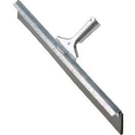 Industrial Floor Squeegee, Galvanized Steel, 24-In.