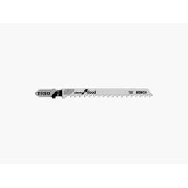 5-Pack 4-Inch 6-TPI High Carbide Steel T-Shank Jigsaw Blade