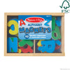 Melissa & Doug Wooden Letter Alphabet Magnets