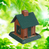 North States Village Collection Log Cabin Birdfeeder