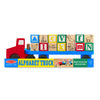 Melissa & Doug Alphabet Blocks Wooden Truck