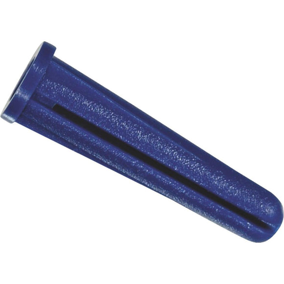 Hillman #8 - #10 Thread x 7/8 In. Blue Conical Plastic Anchor (50 Ct.)