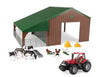 Tomy ERTL 1:32 Dual Purpose Building with Case IH Magnum™ & Accessories (Pack: 4)