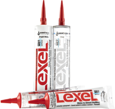 Sashco Lexel 5 Oz. Caulk Polymer Sealant, Clear